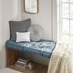 preview thumbnail 13 of 32, Intelligent Designs Charvi Chenille Square Floor Pillow