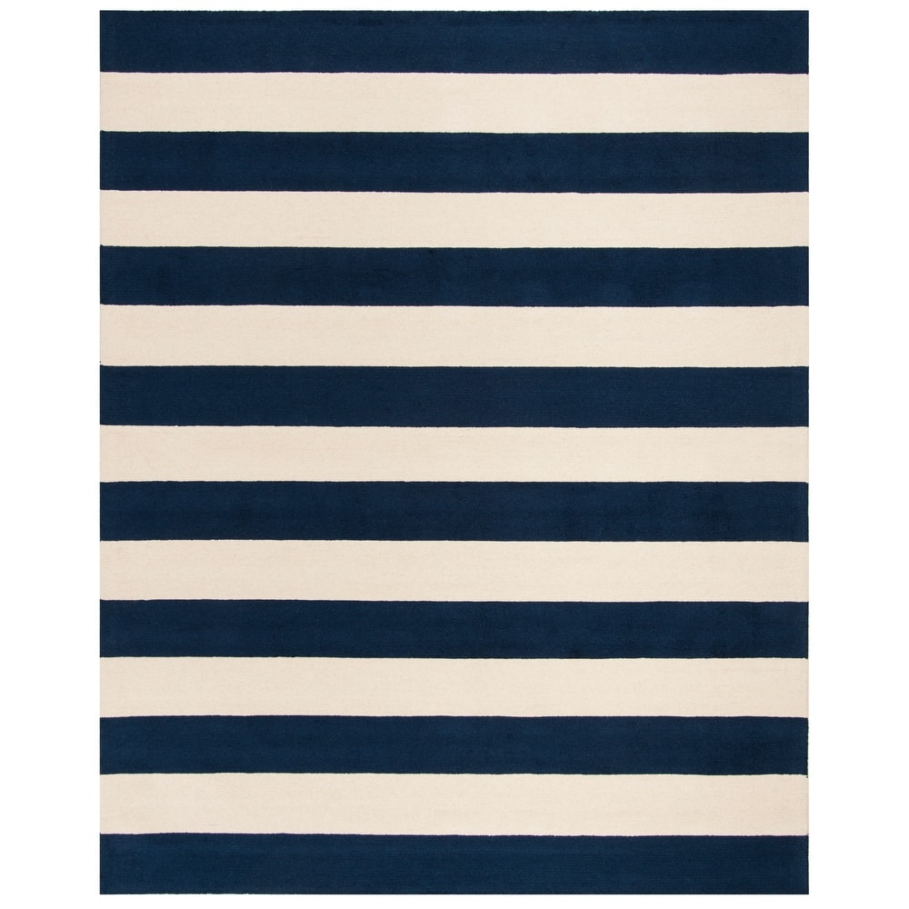 SAFAVIEH Handmade Kids Destiney Stripe Wool Rug