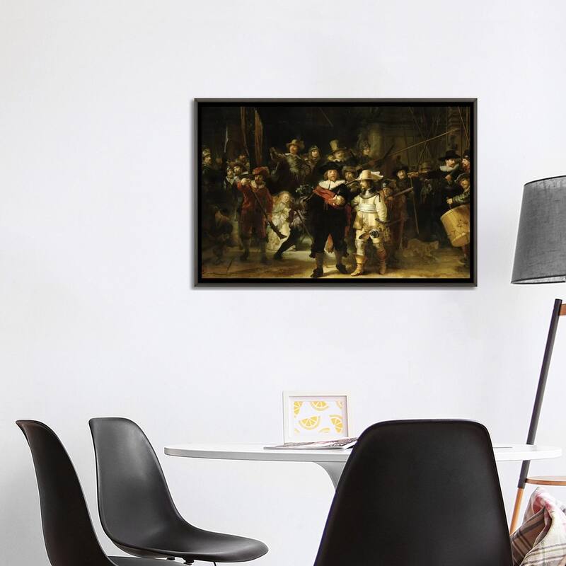 iCanvas "The Night Watch, 1642" by Rembrandt van Rijn Framed