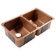 preview thumbnail 2 of 12, Rivera Copper 32" Double Bowl Undermount Kitchen Sink