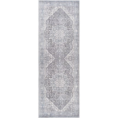 Livabliss Duquette Persian Medallion Printed Machine Washable Area Rug