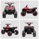 preview thumbnail 8 of 16, Aosom 12V Kids ATV Quad Car with Forward & Backward Function, Four Wheeler for Kids with Wear-Resistant Wheels, Music