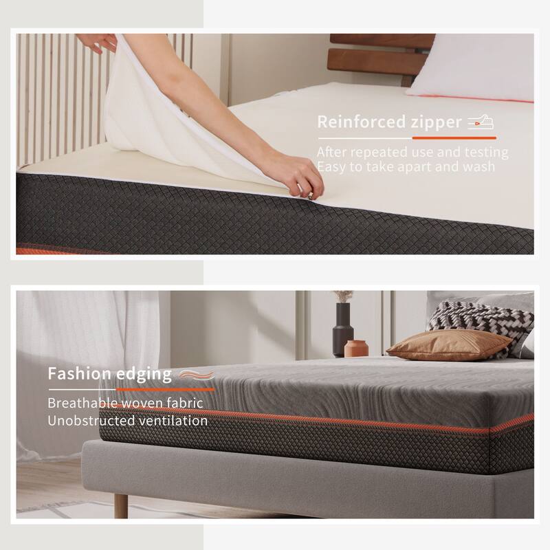 Sweetnight 8-inch Medium Gel Memory Foam Tight Top Mattress