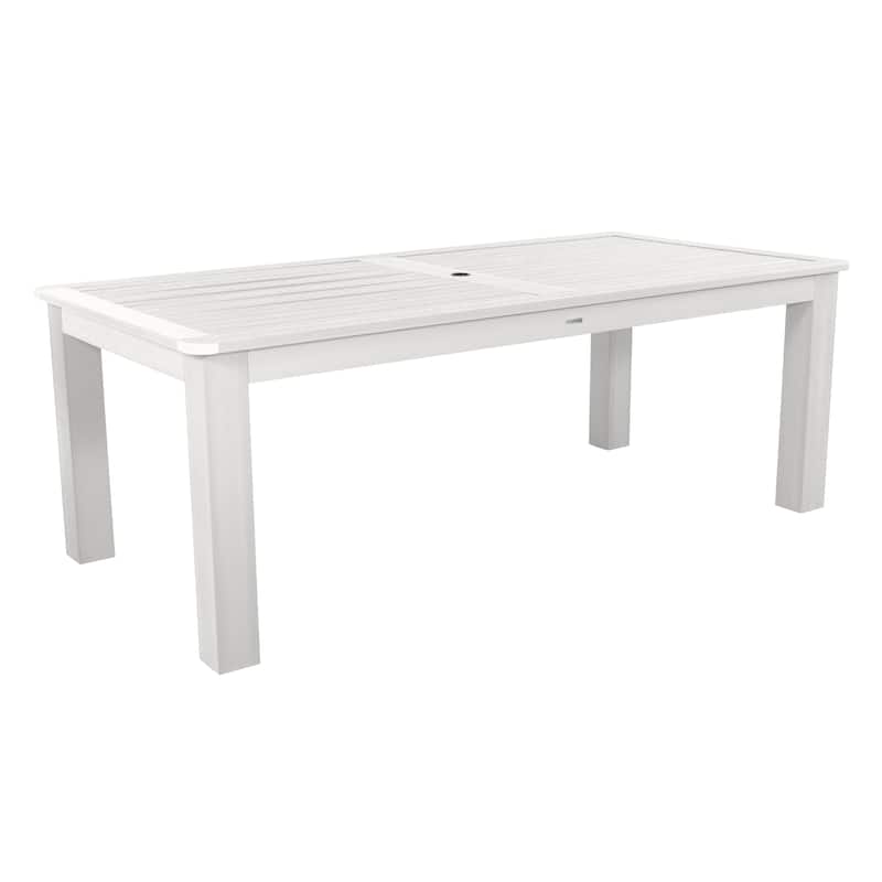 HIGHWOOD Rectangular Dining Height Outdoor Table 42"x84" - White