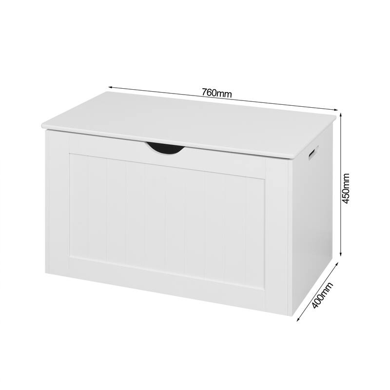 Lift Top Entryway Storage Cabinet with Safety Hinges