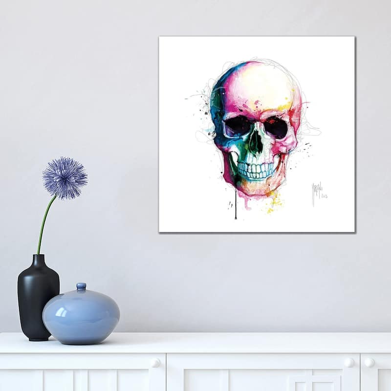 iCanvas "Angels Skull" by Patrice Murciano Canvas Print - 18x18x1.5