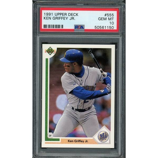 ken griffey jr graded rookie card 1997 Fleer Ultra Ken Griffey Jr. Graded Card #4 SGC 9.5 (5828) – Overtime  Sports main image 0