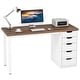preview thumbnail 29 of 36, 47-inch Computer Desk with 5-drawer, Wood and Metal Writing Desk for Study Living Room