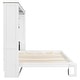 preview thumbnail 21 of 58, GDFStudio - Modern Wooden Murphy Bed Cabinet with LED Light and Desk