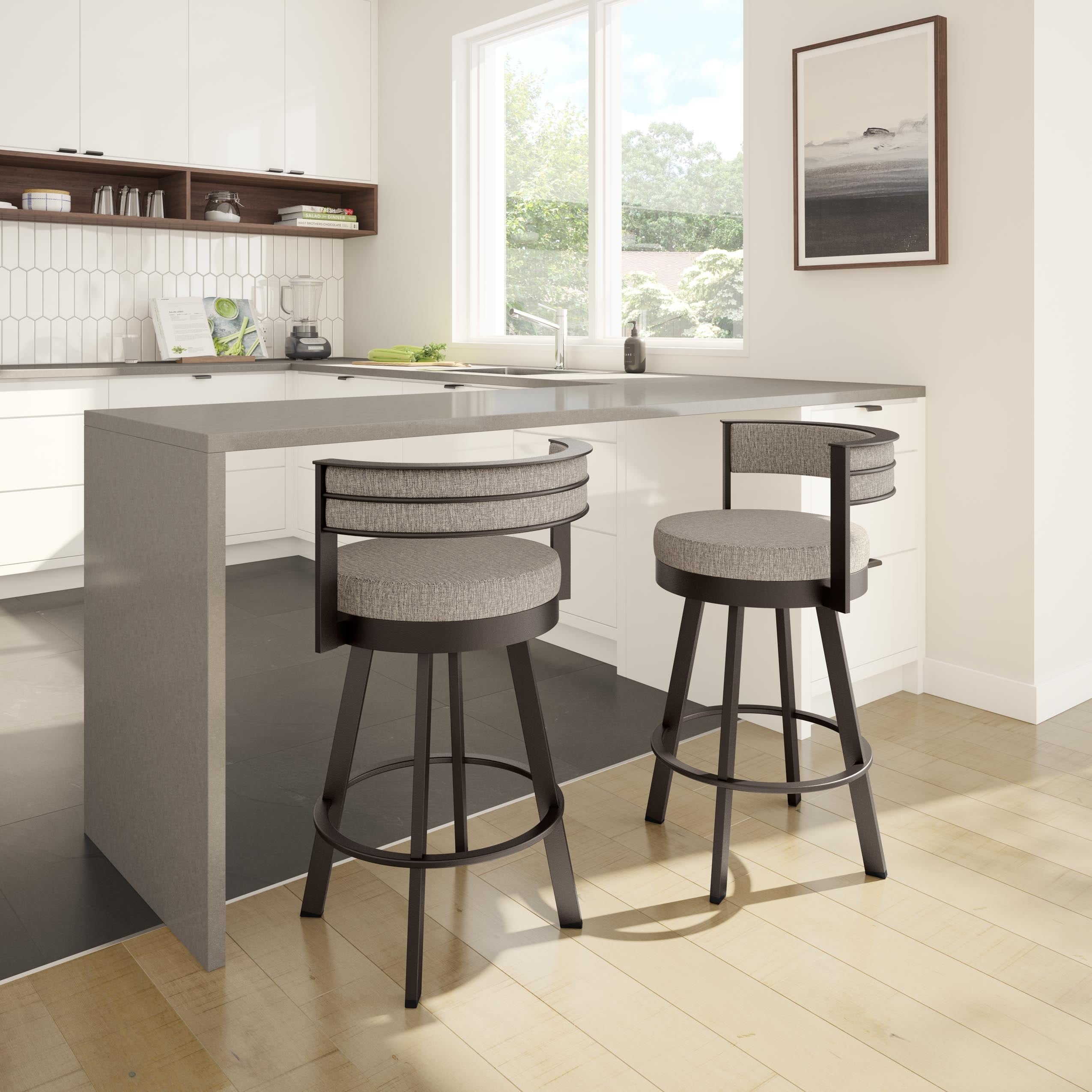 Amisco Browser Swivel Bar Stool Overstock 20254966
