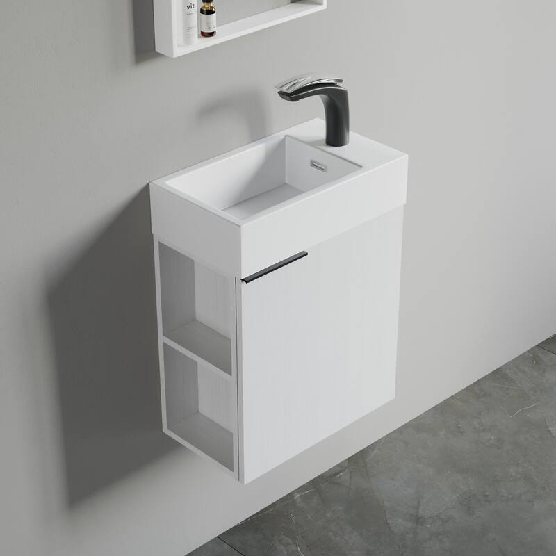 Dowell 18" Series 011 Vanity Set - White Porzelain