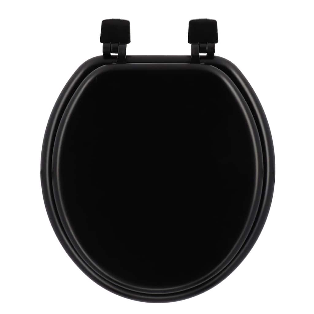 Round Molded Wood Toilet Seat 17 Inches
