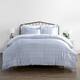 Soft Essentials Rugged Stripes Ultra Soft Oversized 3-piece Duvet Cover Set - Navy - King - Cal King