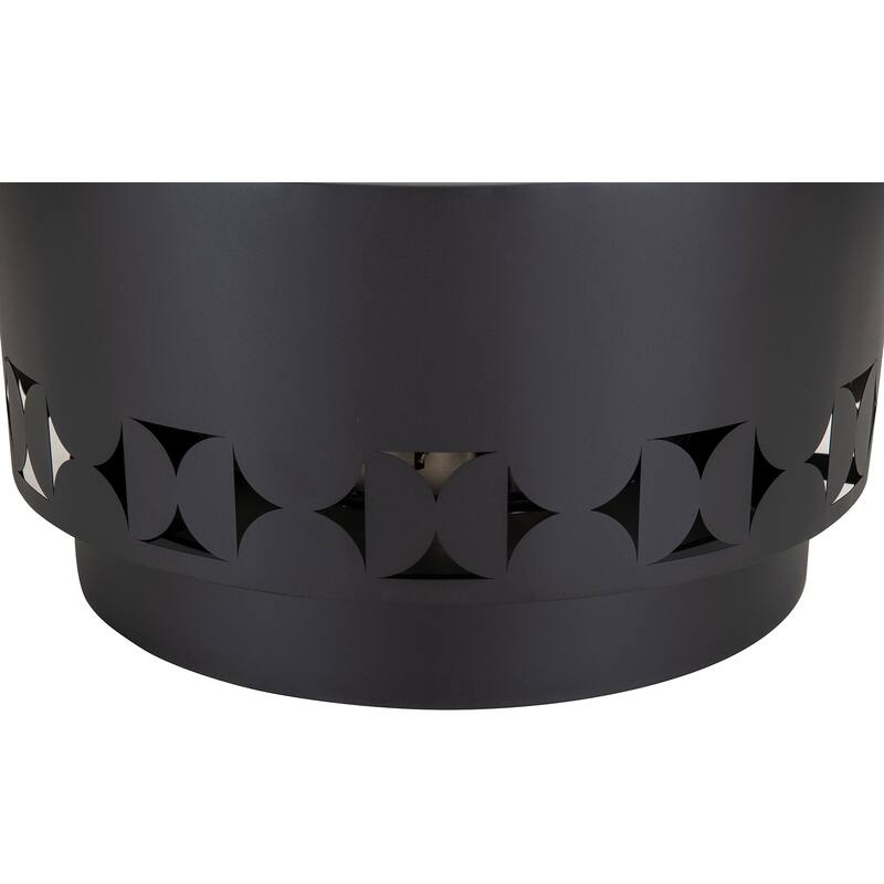 Sunjoy 28 In Smokeless Fire Pit Wood Burning Fireplace with Removable Ash Pan and Fire Poker - N/A