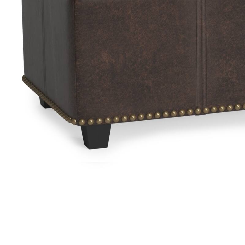 WYNDENHALL Stanford Upholstered Storage Ottoman
