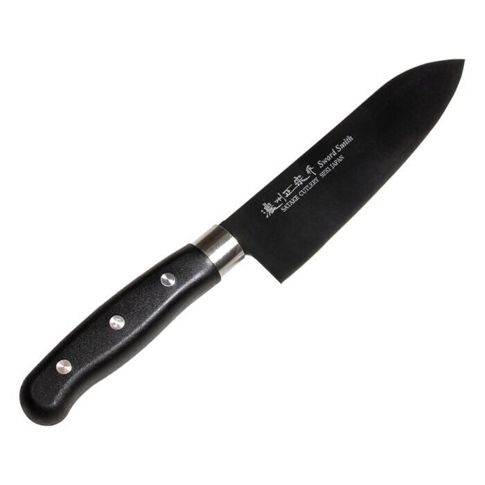 Spyderco Santoku - Blk Poly (6.81 Satin MBS-26) K08PBK