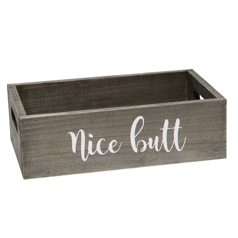 Elegant Designs Three Piece Decorative Wood Bathroom Set