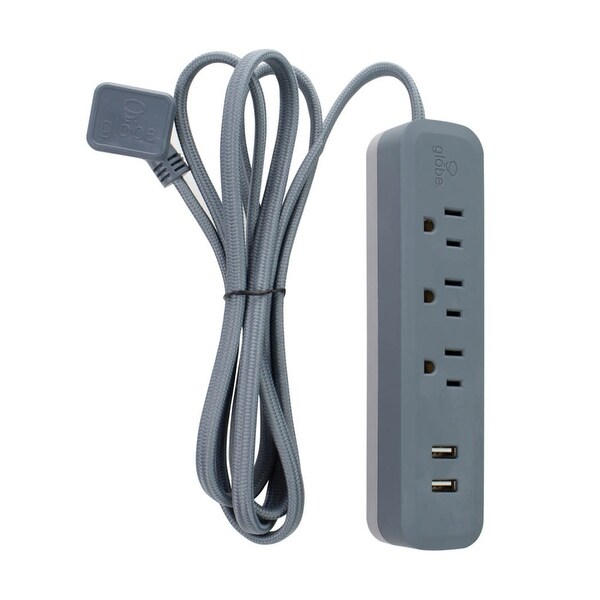 Shop Globe Electric 783 Designer 6' 3-Outlet Surge ...