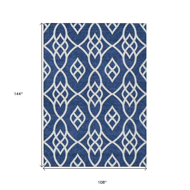 HomeRoots Trellis Transitional Rectangle Outdoor Rug