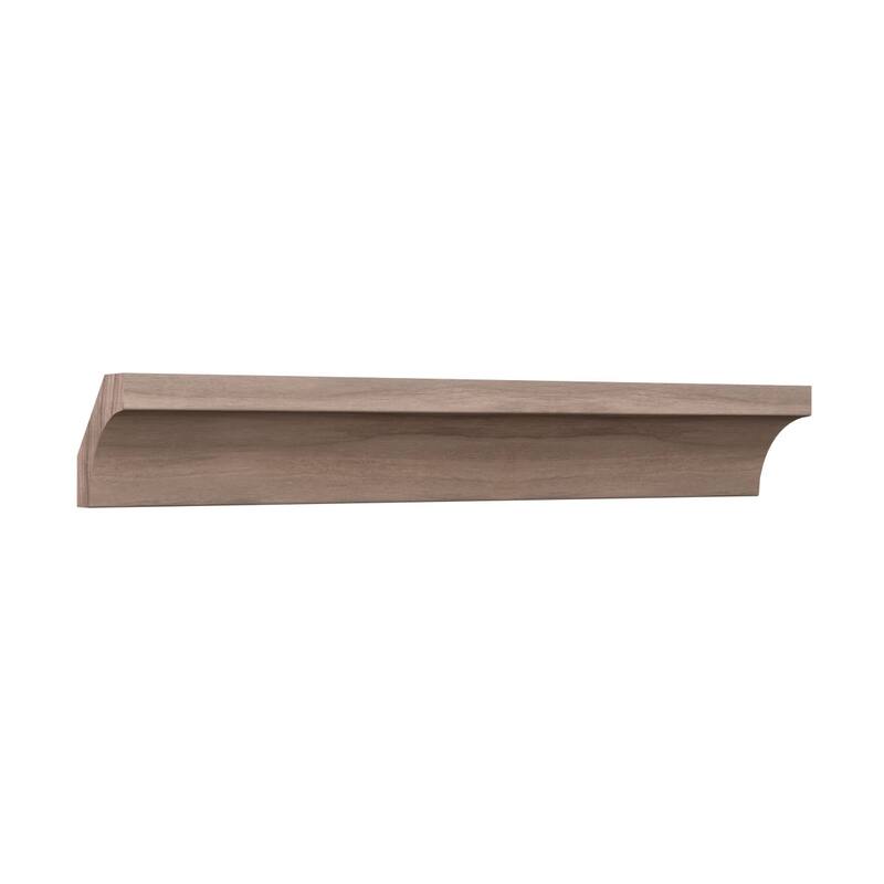 WM86 9/16-in D x 1-5/8-in W x 96-in L Americraft Solid Hardwood Stain Grade Cove Moulding
