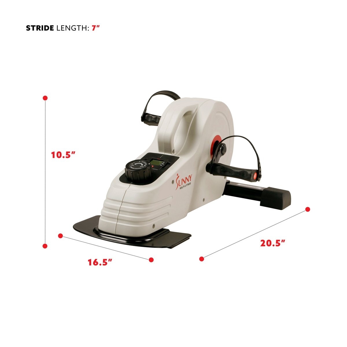 Sunny Health Fitness Magnetic Mini Exercise Bike SF B0891 On