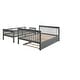 preview thumbnail 41 of 46, Twin-over-Full Bunk Bed with Twin size Trundle, Storage and Guard Rail for Bedroom, Dorm, for Adults