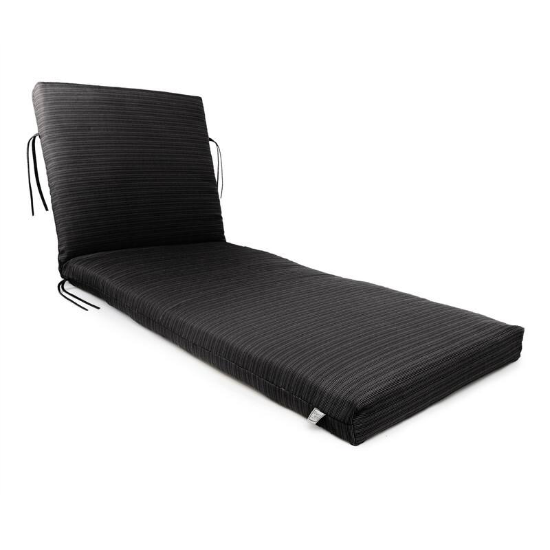 Sherry Kline Island Breeze Reversible Chaise Lounge 24"x72" - Black