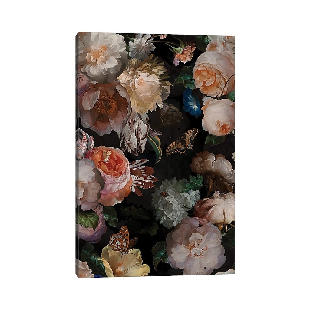 iCanvas "Dutch Antique Flowers Ii" by UtArt Canvas Print