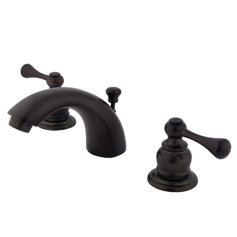 Kingston Brass Vintage 1.2 GPM Widespread Bathroom Faucet with Pop-Up