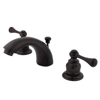 Kingston Brass Vintage 1.2 GPM Widespread Bathroom Faucet with Pop-Up