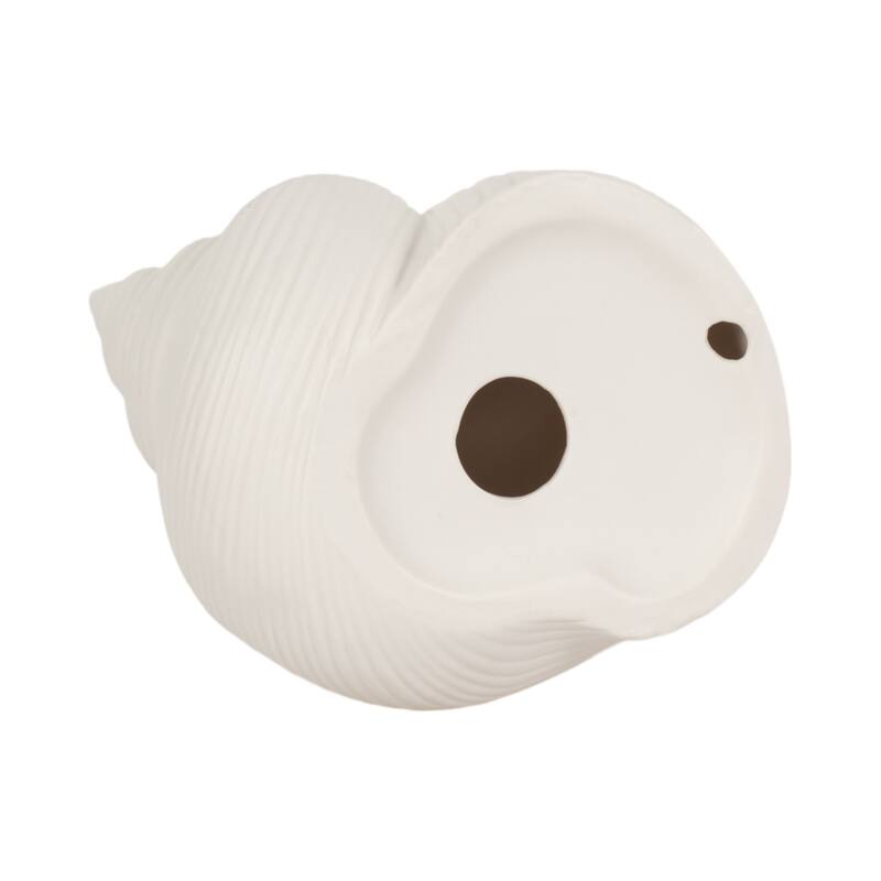 Sagebrook Home Stoneware White Seashell Decor