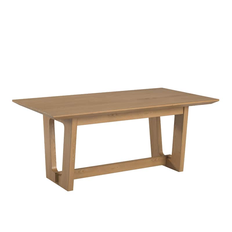 Harstad 72" Wood Finish Rectangular Dining Table by iNSPIRE Q Modern