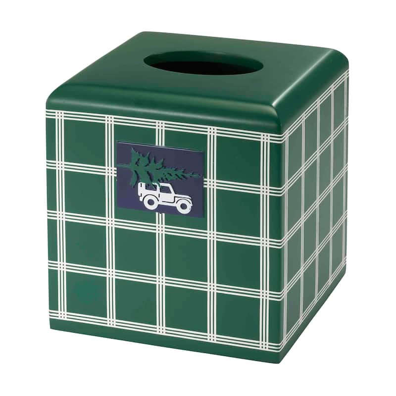Izod Pine Trail Tissue Cover - Blue - Tissue Cover