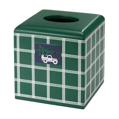 Izod Pine Trail Tissue Cover - Blue - Tissue Cover