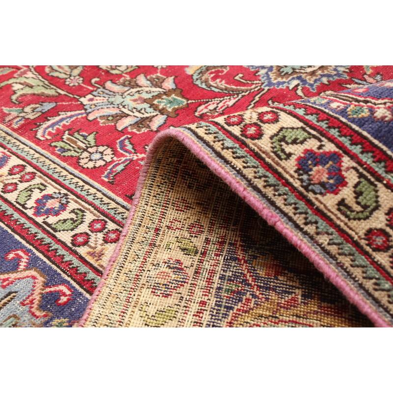 ECARPETGALLERY Hand-knotted Antalya Vintage Red Wool Rug - 9'11 x 13'0
