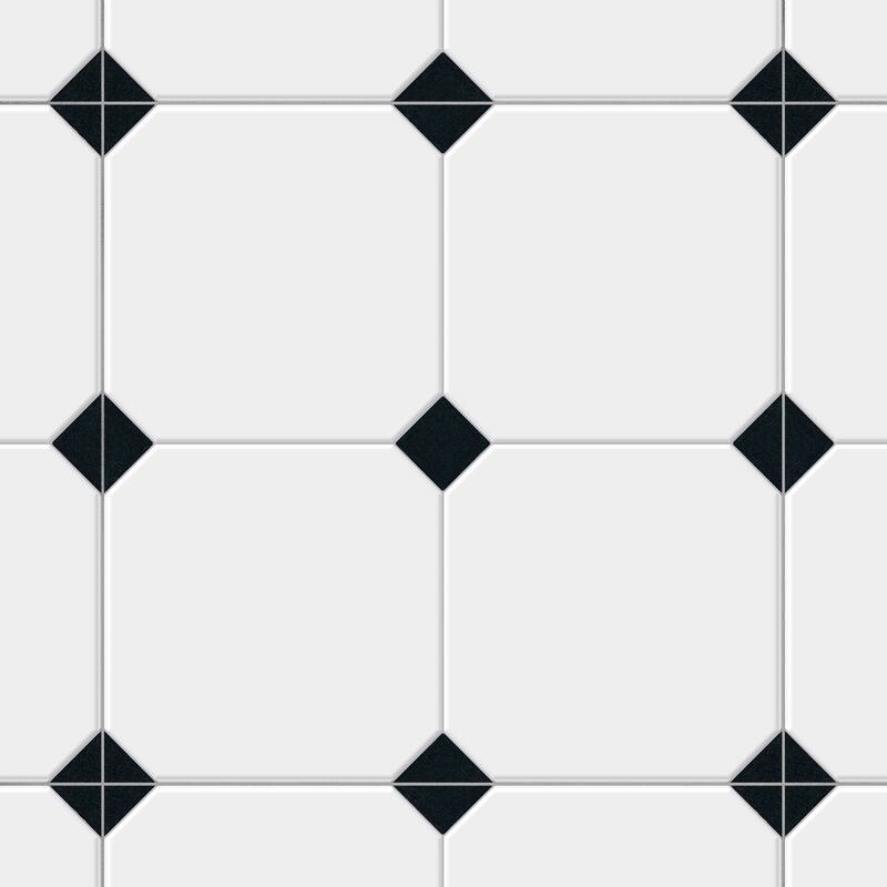 Merola Tile Betera Classique Blanco 22-3/4" x 22-3/4" Porcelain Floor and Wall Tile