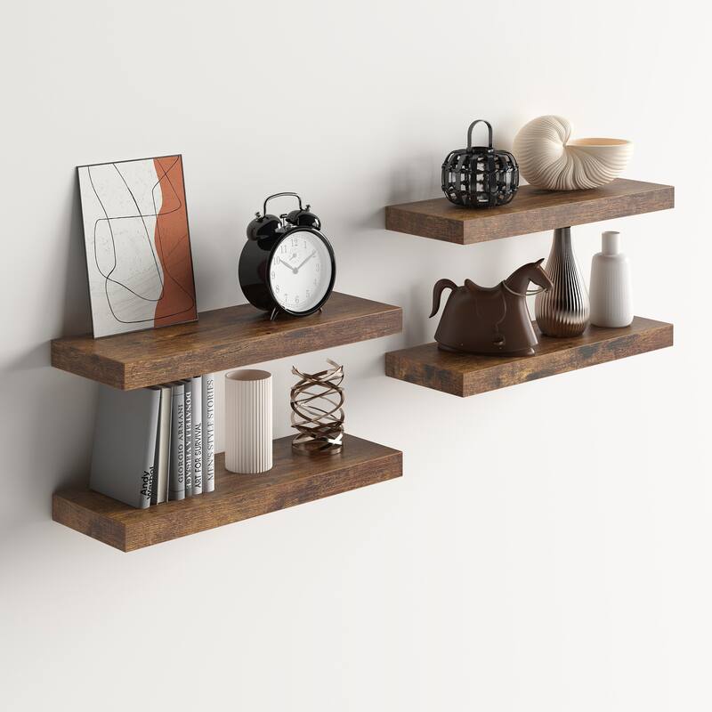 Homy Casa Wall-Mounted Floating Shelf, Set for Kitchen, Sturdy and Stylish