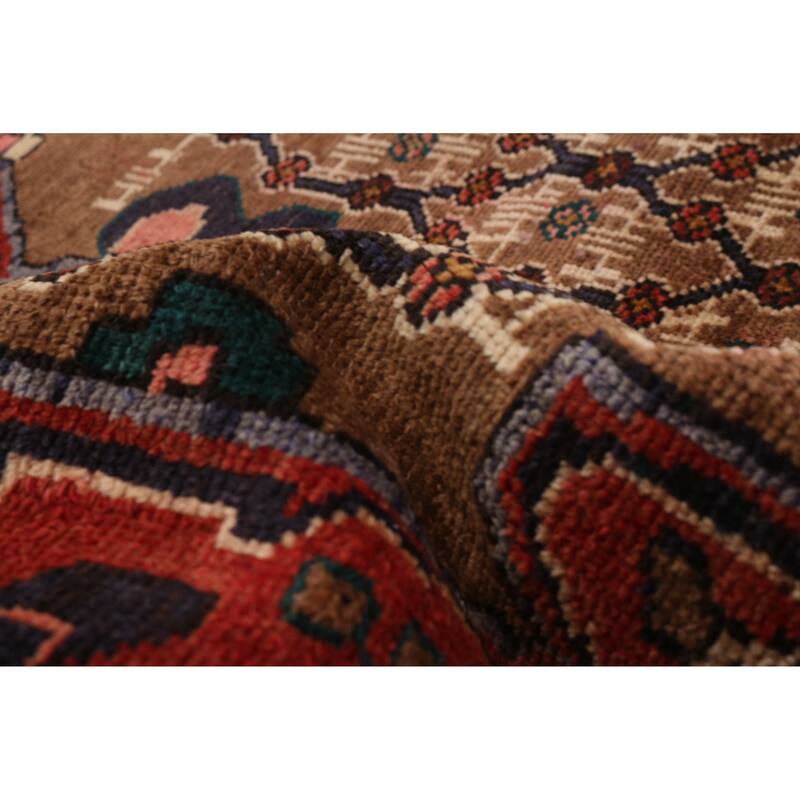 ECARPETGALLERY Hand-knotted Andelz Brown Wool Rug - 4'3 x 9'10