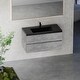 preview thumbnail 32 of 75, GDFStudio - Carter Floating Bathroom Vanity with Quartz Sand Countertop & Soft-Close Drawers