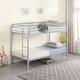 preview thumbnail 49 of 80, Morgan Contemporary Metal Frame Bunk Bed