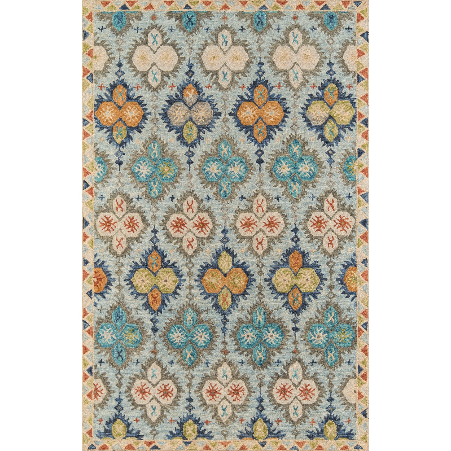Momeni Tangier Hand-Tufted Wool Damask Area Rug