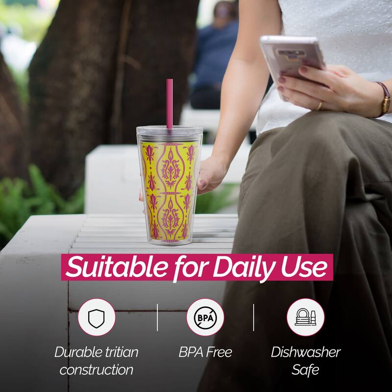 Copco Minimus Tumbler With Removable Straw And Double Wall Insulation - 24 oz.