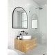 preview thumbnail 6 of 30, Glass Warehouse Arched Stainless Steel Framed Wall Mirror