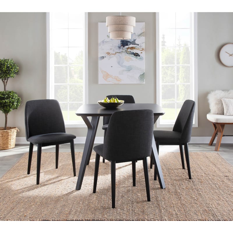 Carson Carrington Hundested Mid-Century Modern Wood Dining Chairs