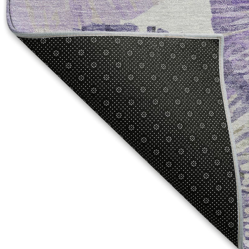 Machine Washable Indoor/ Outdoor Contemporary Devaughn Chantille Rug