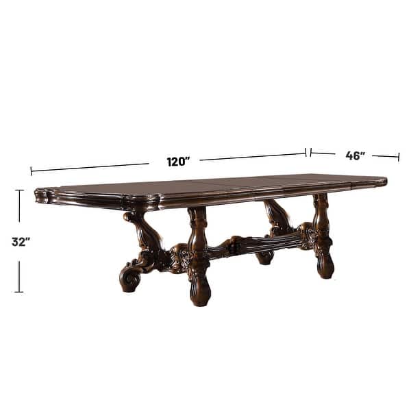 Rectangular Wood Dining Table with 2 Leaves in Cherry Oak - Bed Bath ...