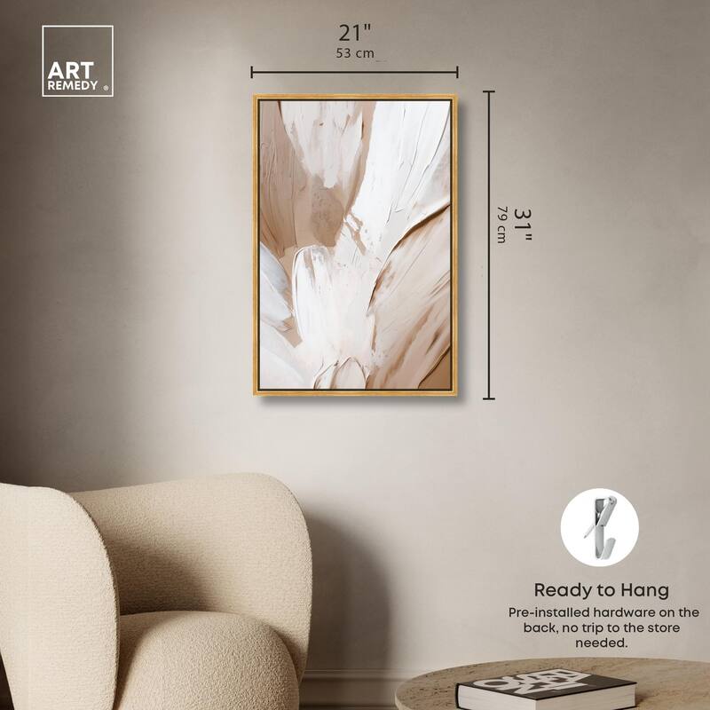 Fawn and Frost Canvas by Art Remedy