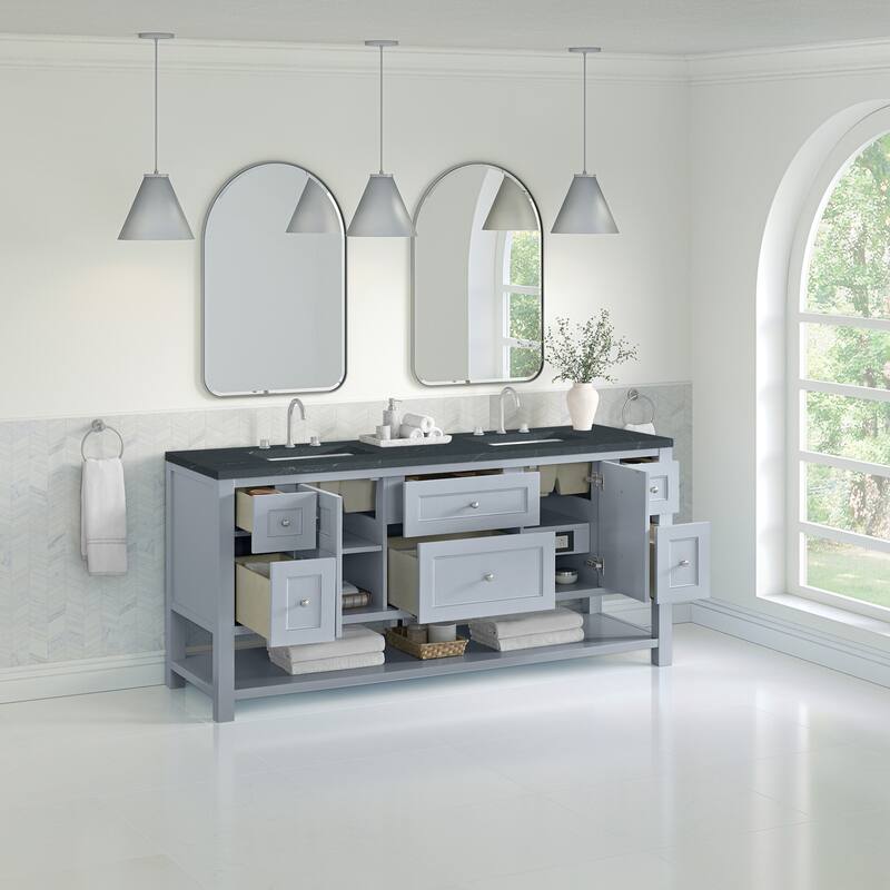 James Martin Vanities 330-V72-3CSP Breckenridge 72" Free Standing
