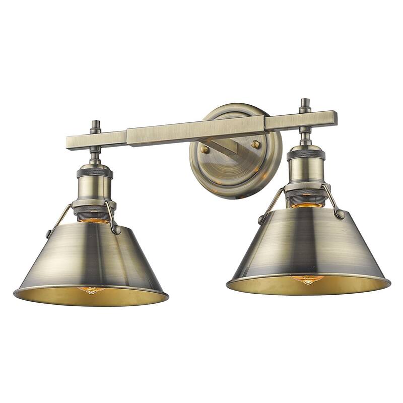 Golden Lighting Orwell 2 Light 18-1/4" Wide Bathroom Vanity Light in