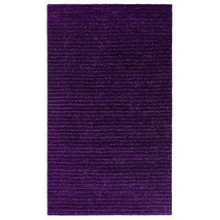 2' x 8' Eggplant Purple Modern Shimmery Runner Rug - Bed Bath & Beyond ...